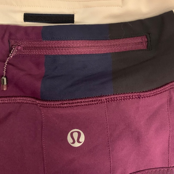 Lululemon Run: Pace Skort in plum, size 8 (long) - Picture 3 of 9
